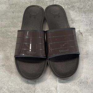 Goats Women's Brown The Slide K Round-Toe Slide Sandals SZ 6